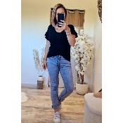 TEE-SHIRT AMINA NOIR