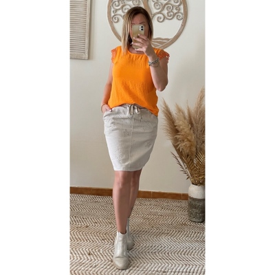 JUPE BEIGE