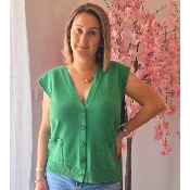 GILET VERT DAISY
