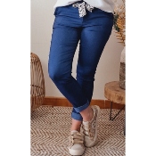 CHINO BLEU MARINE