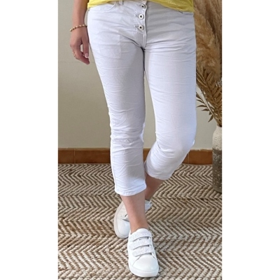 JEANS BLANC 7/8