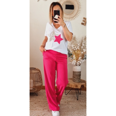 PANTALON FUSHIA LALI