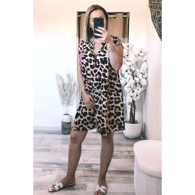 ROBE SYLVIA LEOPARD
