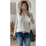 BLOUSE ETOILE BLANCHE