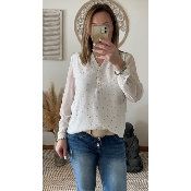 BLOUSE ETOILE BLANCHE