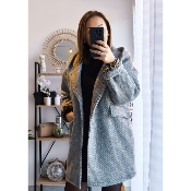 MANTEAU GRIS ISA