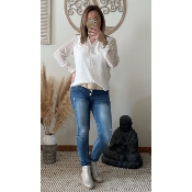 BLOUSE ETOILE BLANCHE