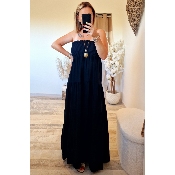 ROBE BUSTIER NOIR