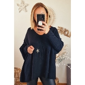 PULL OVERSIZE NOIR