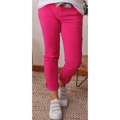 CHINO FUSHIA