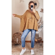 PULL OVERSIZE CAMEL