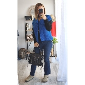 GILET SAMANTHE BLEU