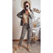 ENSEMBLE JOGG LEOPARD