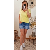TEE-SHIRT AMELI JAUNE