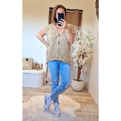 GILET DOREE