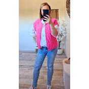 GILET ROMY FUSHIA