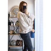 PULL NOEUD BEIGE