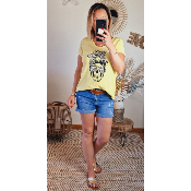 TEE-SHIRT TDM JAUNE