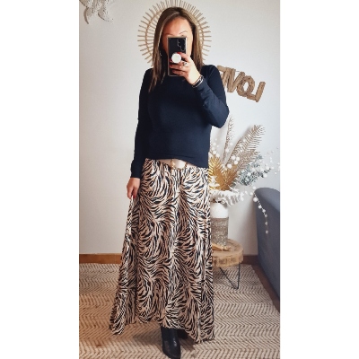 PULL COL ROULE NOIR