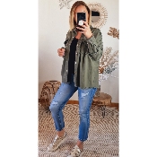VESTE KAKI AMOUR