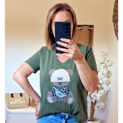 TEE-SHIRT NOUNOURS KAKI