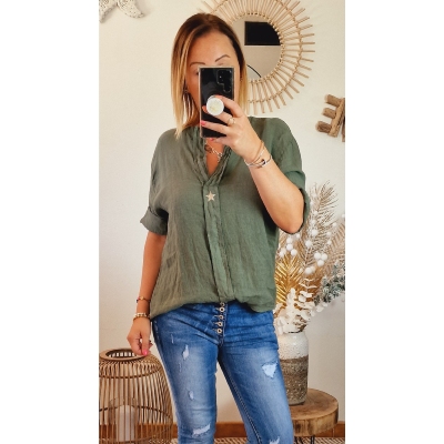 CHEMISE ETOILE KAKI