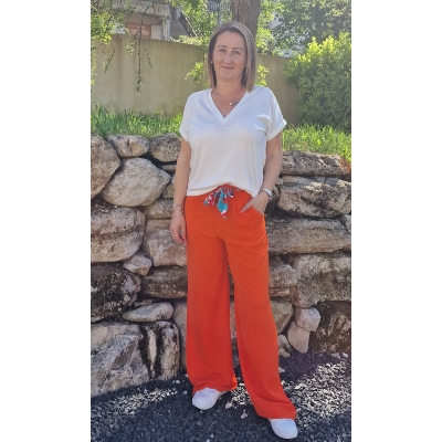 PANTALON ORANGE LUCIE