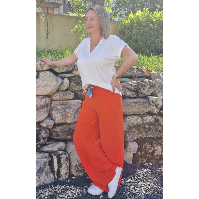 PANTALON ORANGE LUCIE