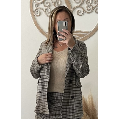 VESTE CARREAUX
