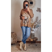 PULL CAMEL LILOU