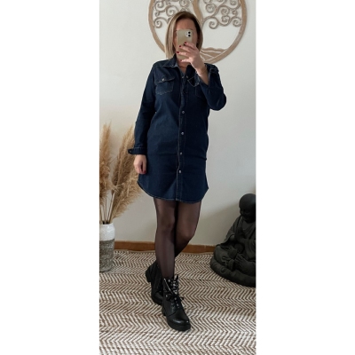 ROBE EN JEANS BLEU