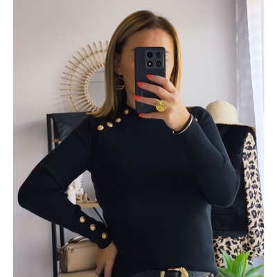 PULL CHANTAL NOIR