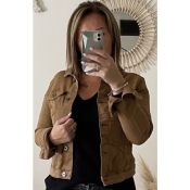 VESTE EN JEANS CAMEL