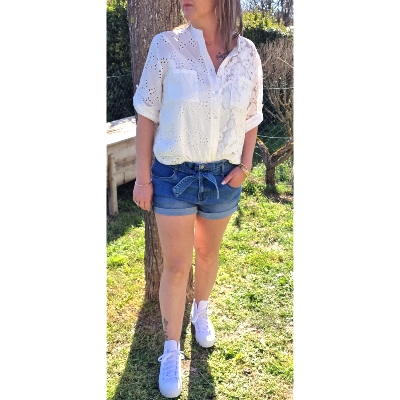 CHEMISE BRODEE