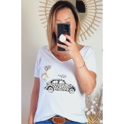 TEE-SHIRT BLANC COCINELLE