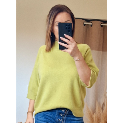 PULL LILI VERT POMME