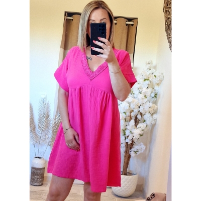 ROBE NAT ROSE