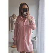ROBE CHEMISE ROSE