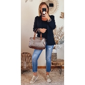 BLAZER LEOPARD NOIR