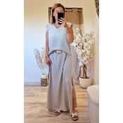 JUPE CARLA BEIGE