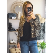 VESTE EN JEANS LEOPARD