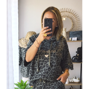 SWEET ISA LEOPARD KAKI