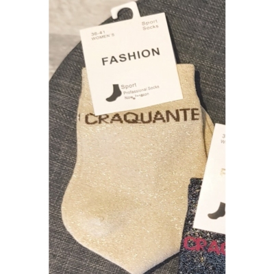 CHAUSSETTE CRAQUANTE BEIGE