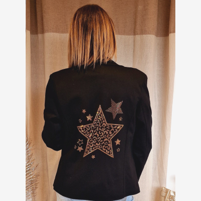 BLAZER CELESTE NOIR