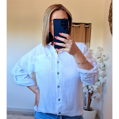 CHEMISE LEILA BLANCHE