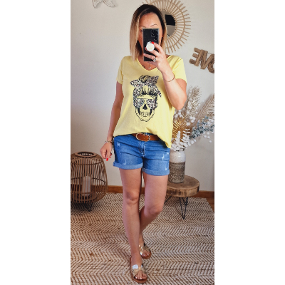 TEE-SHIRT TDM JAUNE