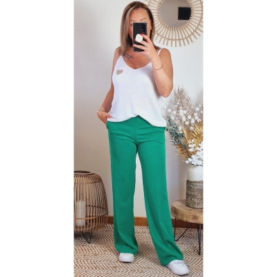 PANTALON VERT LALI