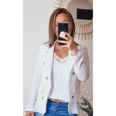 VESTE COEUR