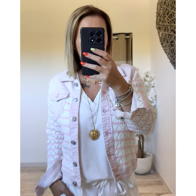 VESTE ASTRIDE ROSE
