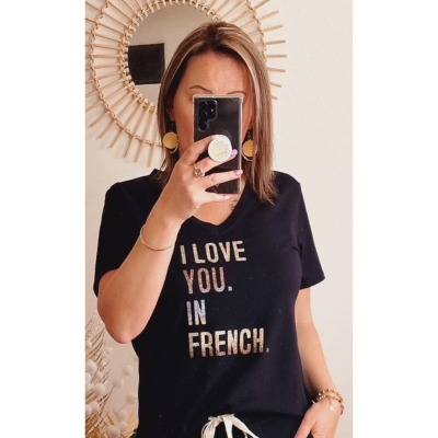TEE-SHIRT LEANA NOIR